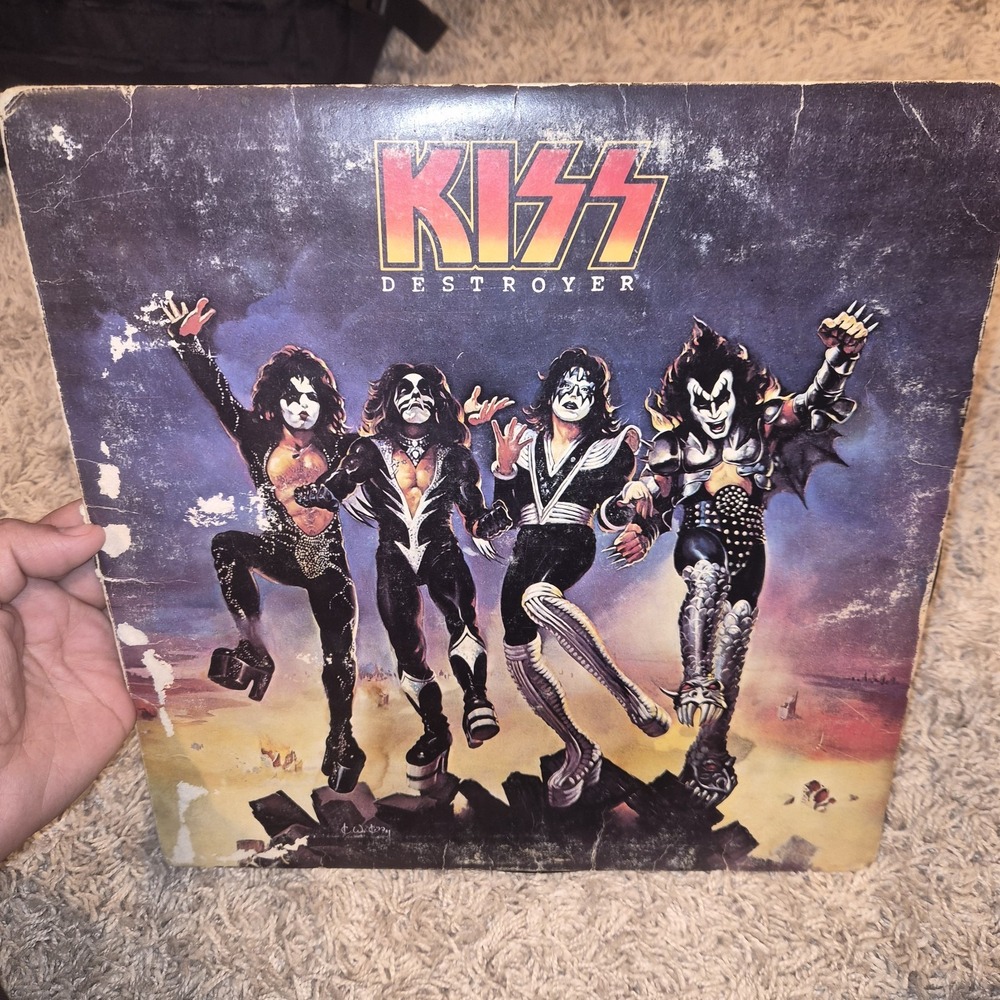 KISS Destroyer Vinyl LP 1976 Casablanca NBLP 7025 Vintage Rock Record Original